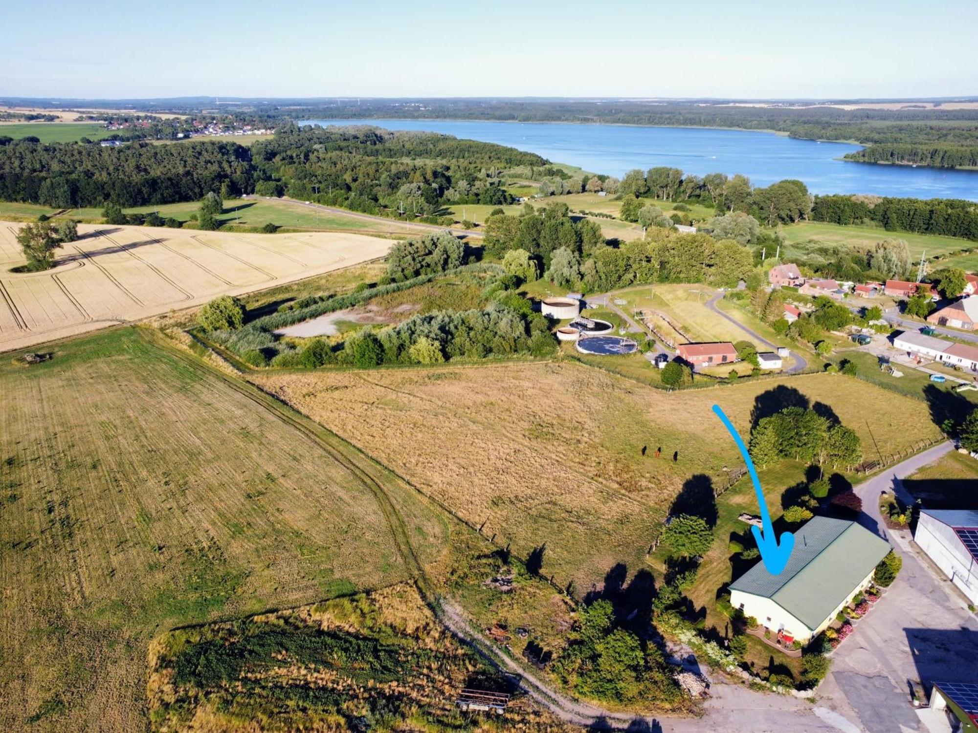 Ferienwohnung Feldblick Auf Dem Bauernhof Am Schweriner See Bad Kleinen 外观 照片