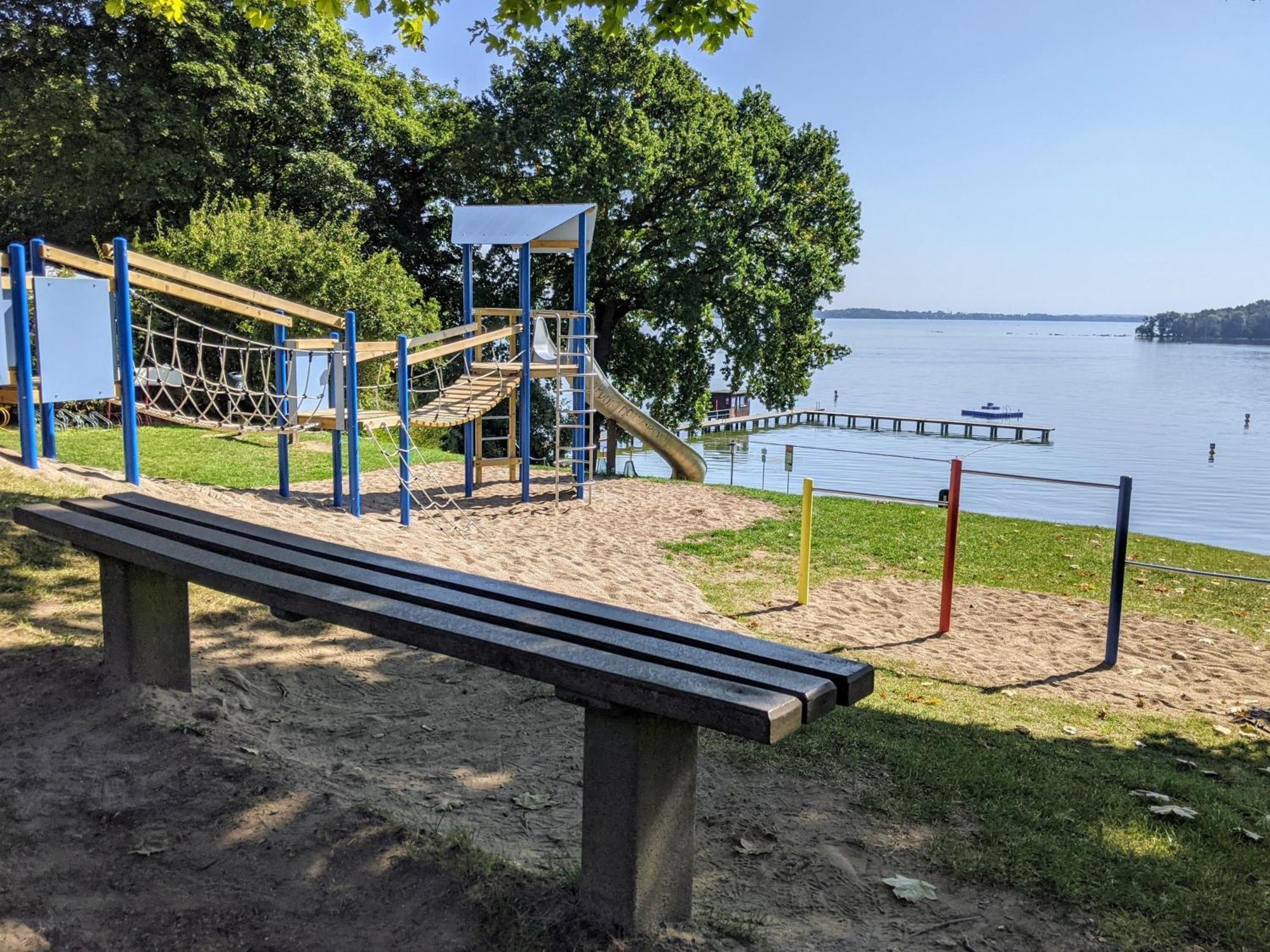 Ferienwohnung Feldblick Auf Dem Bauernhof Am Schweriner See Bad Kleinen 外观 照片